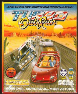 Turbo Out Run box art for Atari ST
